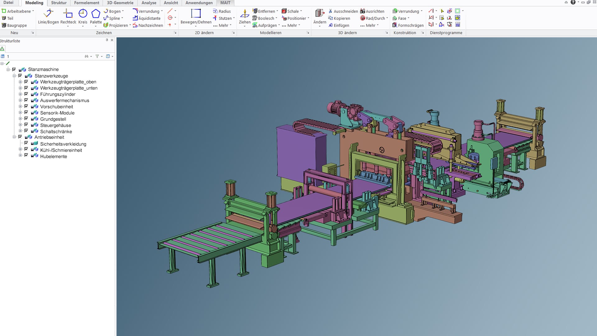 Editor Screenshot (for 3D interaction and animations a component hierarchy is beneficial)